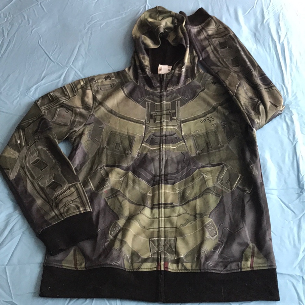 Halo Mjolnir Armor Video Game Costume Hoodie